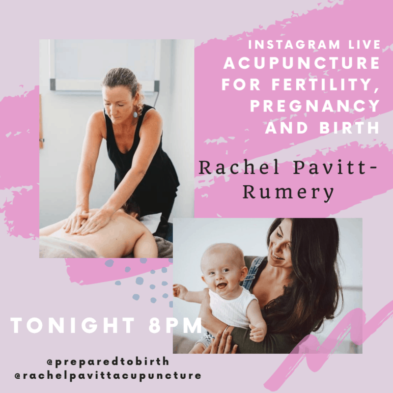 Natalie Andrew and Rachel Pavitt-Rumery Pregnancy and Acupuncture